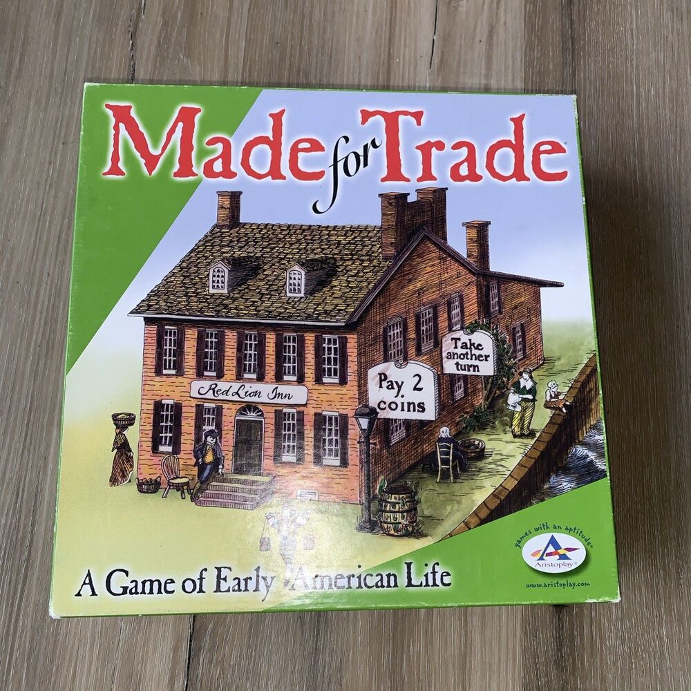 Made for Trade A Game of Early American Life Aristoplay Board Game Complete